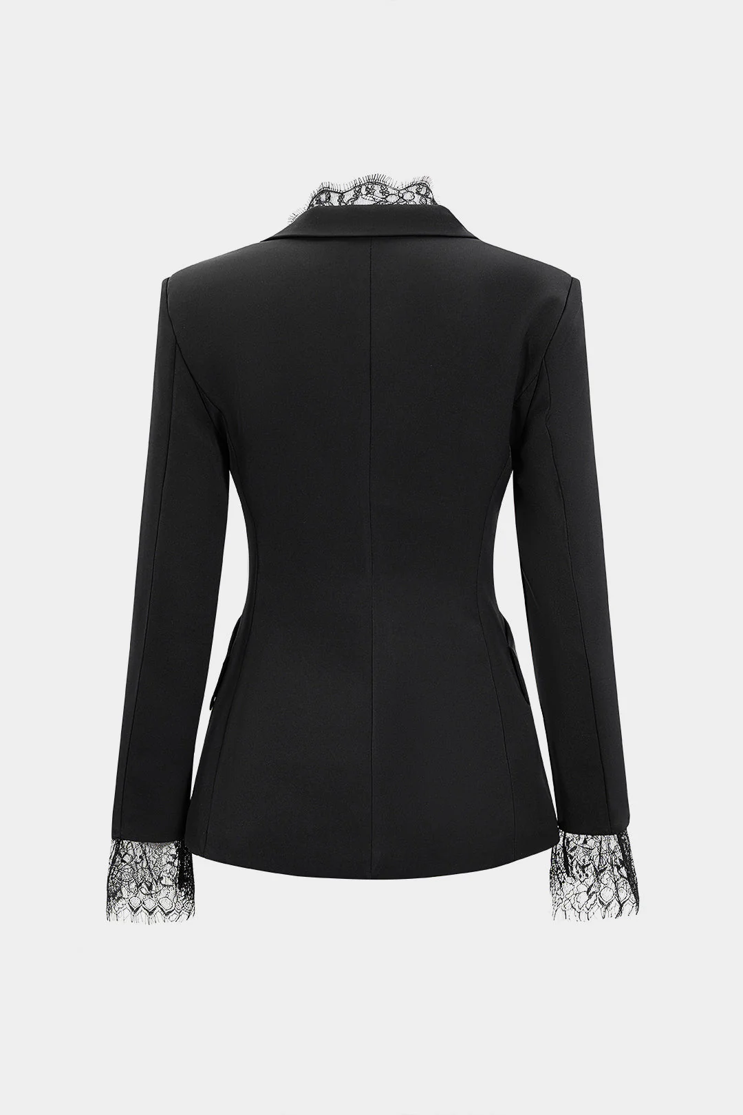 Agnes | Marynarka damska z koronkowymi detalami na mankietach, elegancka stylowa - Image 2