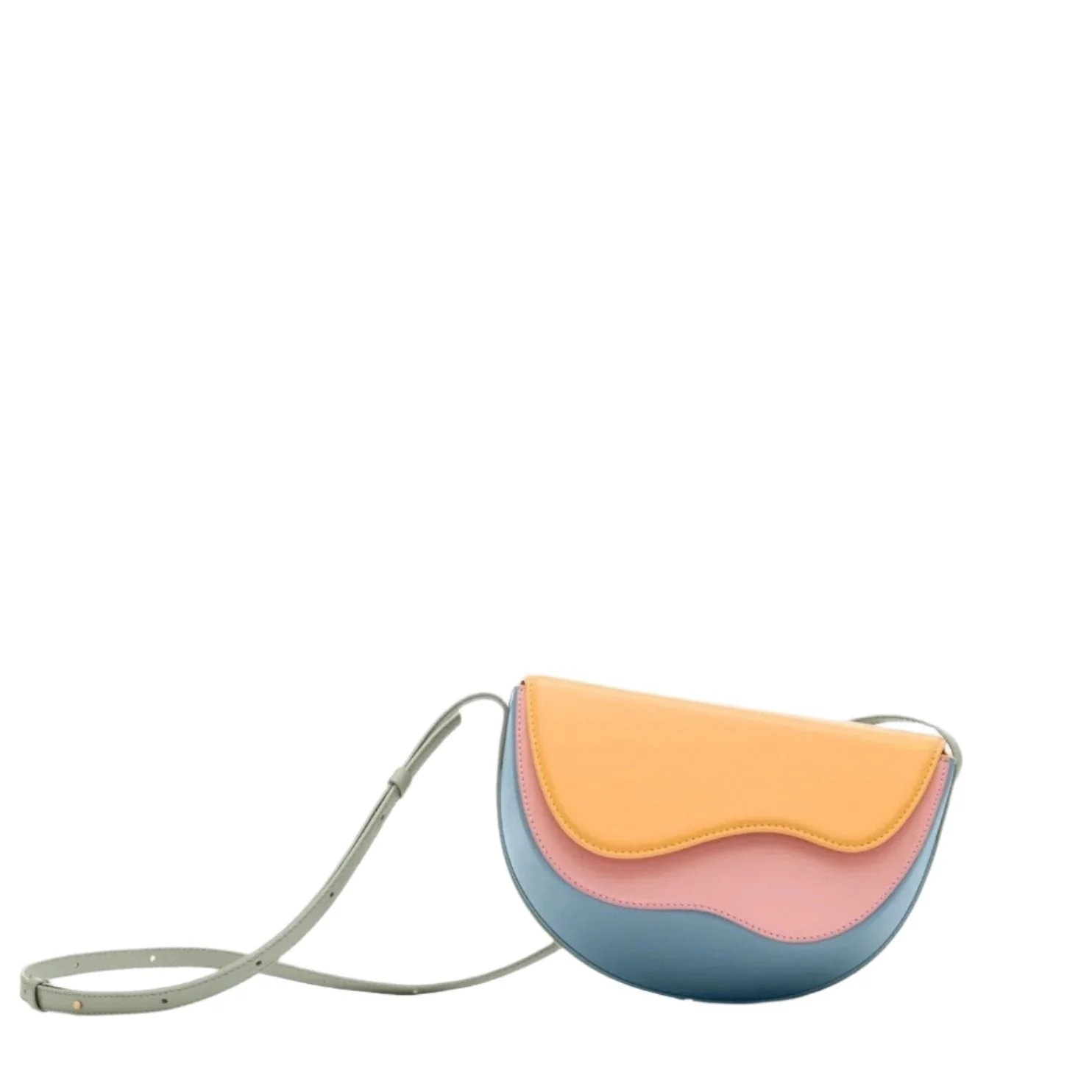 Antonia | Elegancka torebka damska na ramię, miękka struktura, regulowany pasek, klasyczny fason saddle - Image 11