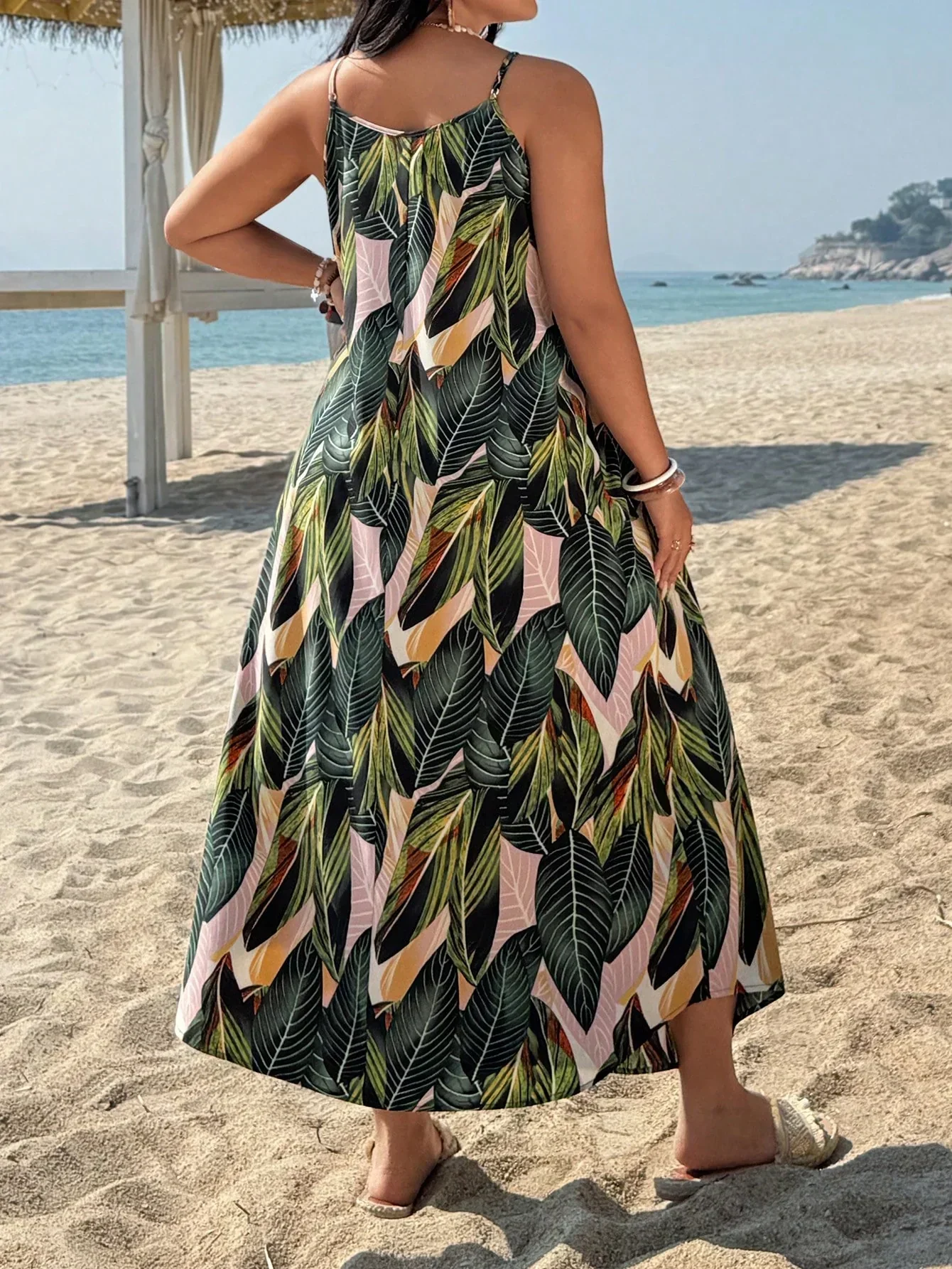 Arda | Sukienka damska maxi plus size w stylu boho na lato, zwiewna i stylowa - Image 10