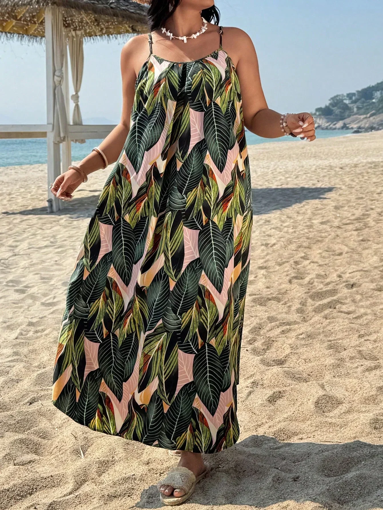 Arda | Sukienka damska maxi plus size w stylu boho na lato, zwiewna i stylowa - Image 13