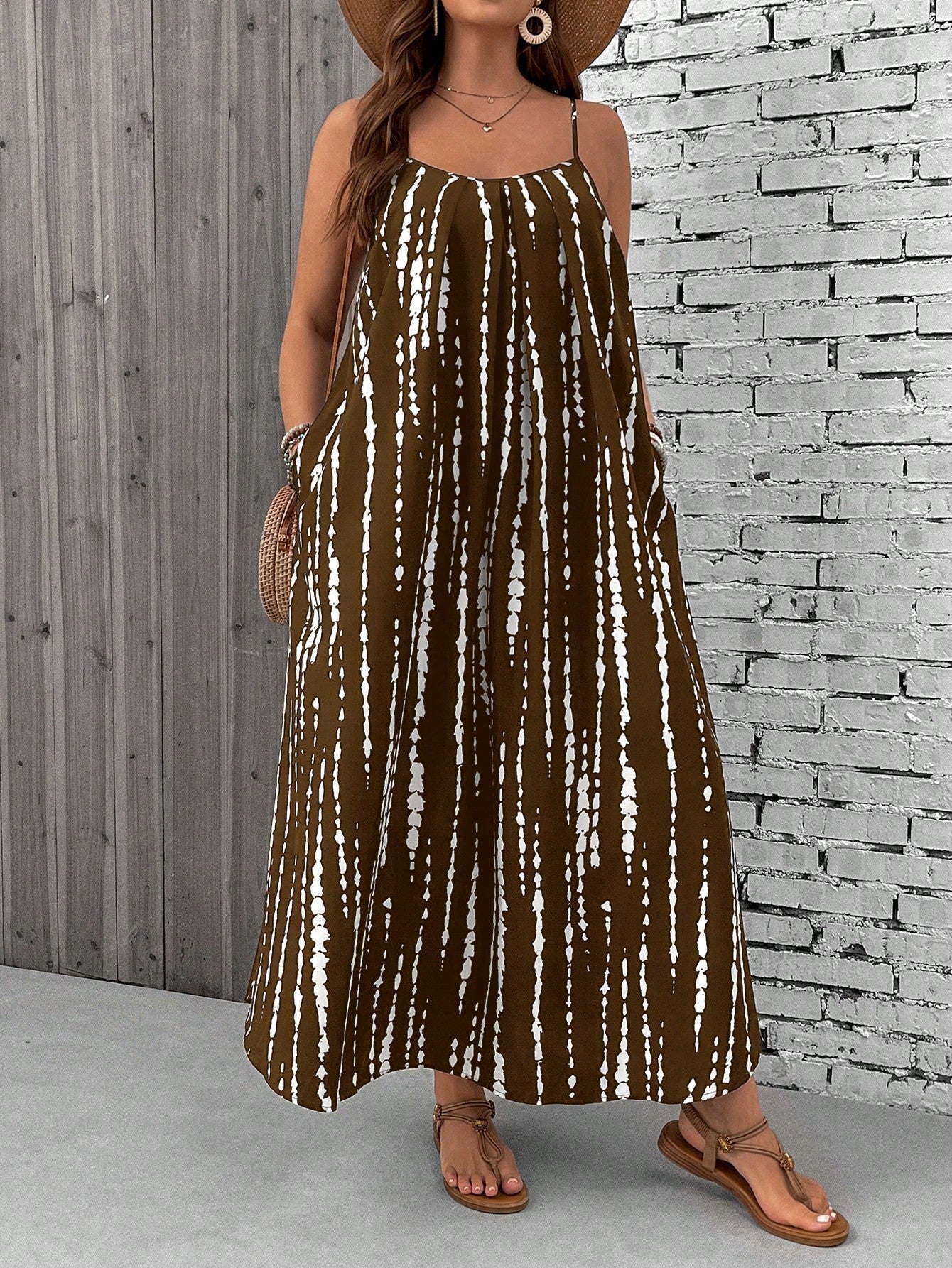 Arda | Sukienka damska maxi plus size w stylu boho na lato, zwiewna i stylowa - Image 5