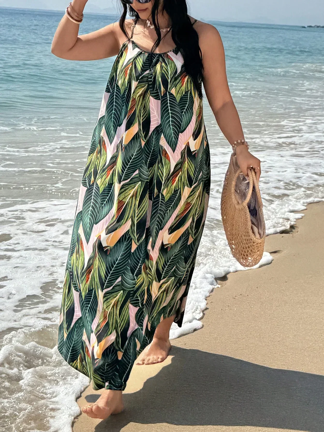 Arda | Sukienka damska maxi plus size w stylu boho na lato, zwiewna i stylowa - Image 9