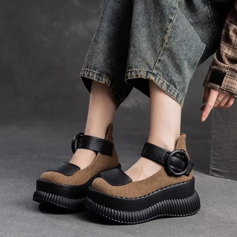 Arya | Buty damskie na wysokim obcasie, paski z klamrą, antypoślizgowa podeszwa - Image 3