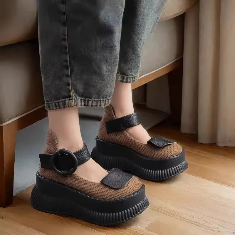 Arya | Buty damskie na wysokim obcasie, paski z klamrą, antypoślizgowa podeszwa - Image 4