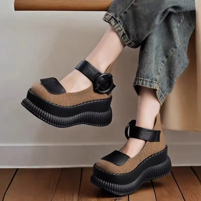 Arya | Buty damskie na wysokim obcasie, paski z klamrą, antypoślizgowa podeszwa - Image 5