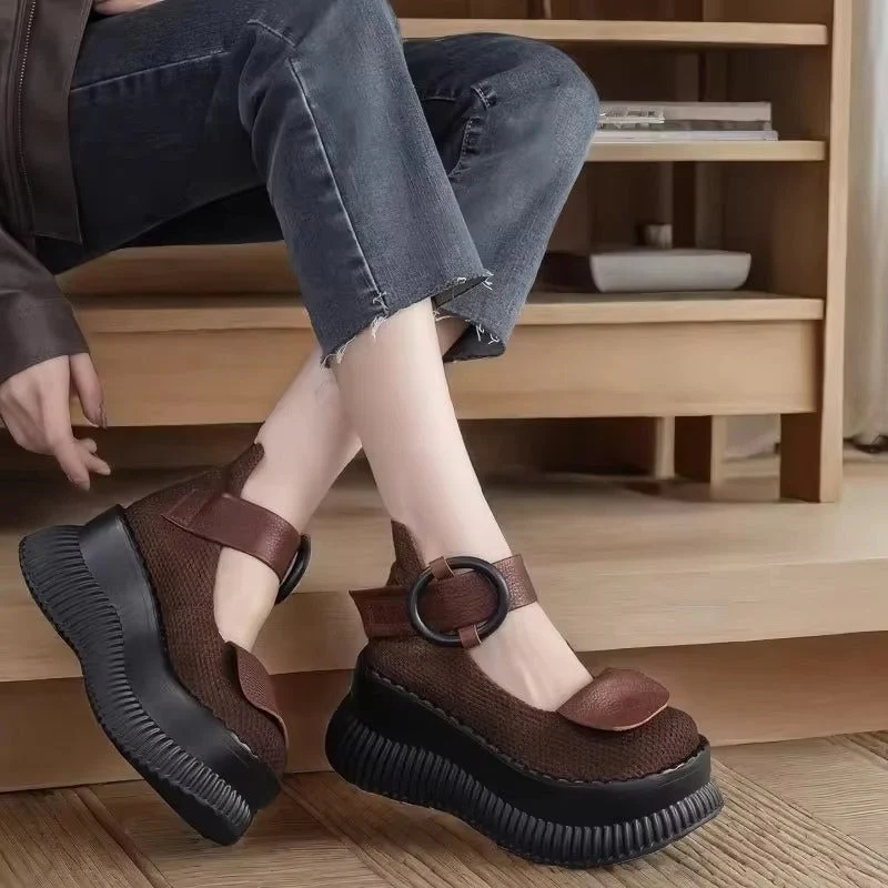 Arya | Buty damskie na wysokim obcasie, paski z klamrą, antypoślizgowa podeszwa - Image 6
