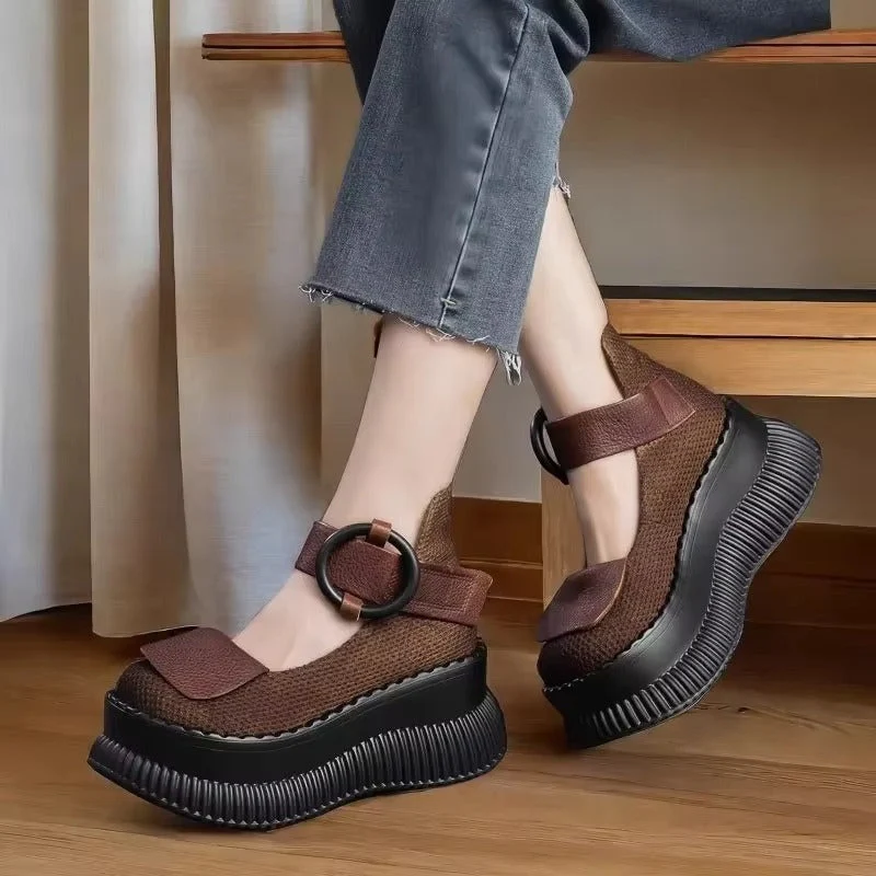 Arya | Buty damskie na wysokim obcasie, paski z klamrą, antypoślizgowa podeszwa - Image 7