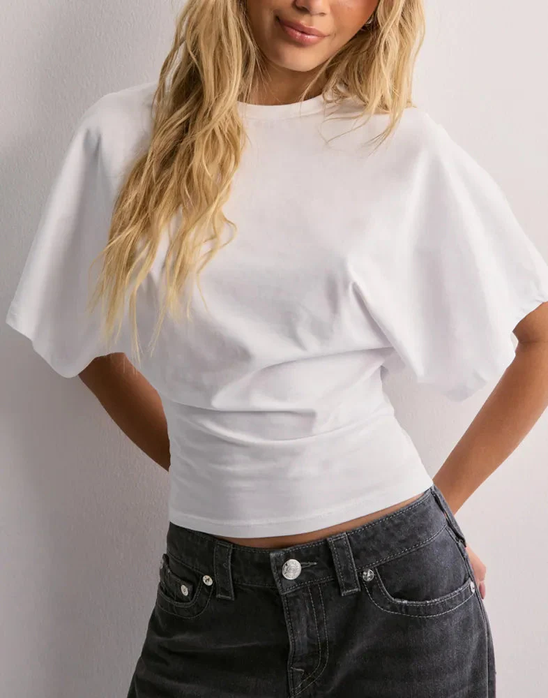 Averil | Damski wygodny t-shirt z rękawem typu dolman, luźny fason, idealny na co dzień - Image 4