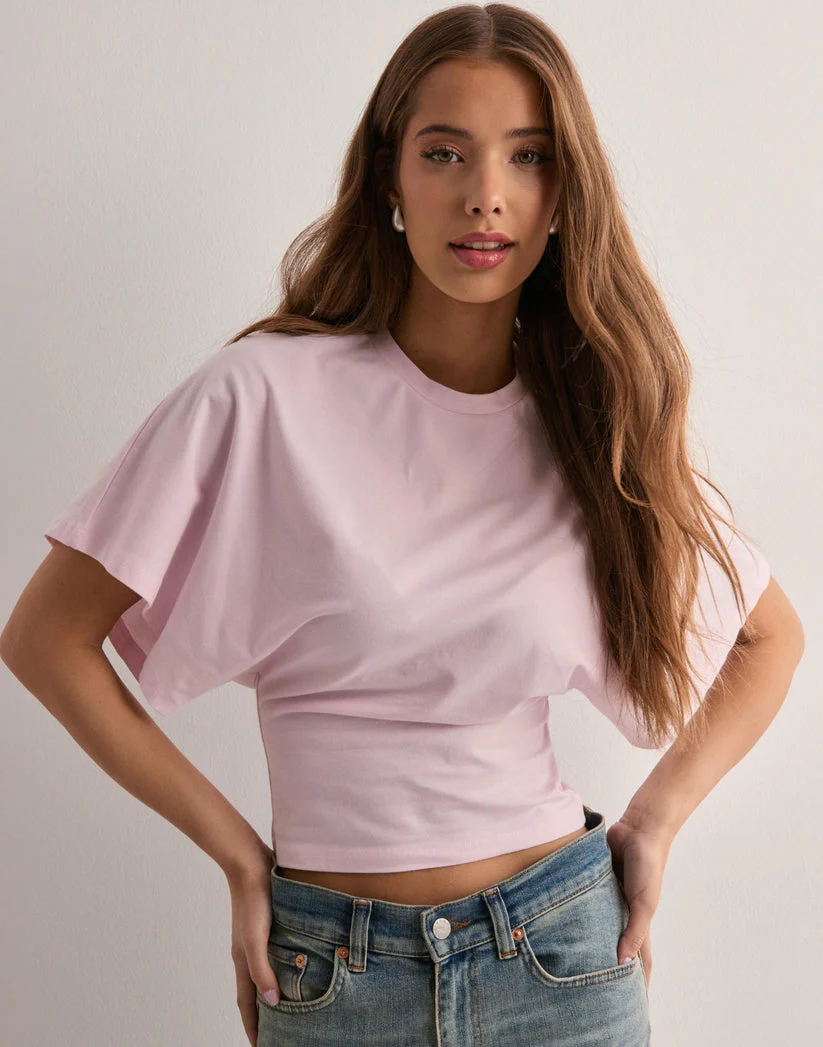 Averil | Damski wygodny t-shirt z rękawem typu dolman, luźny fason, idealny na co dzień - Image 6