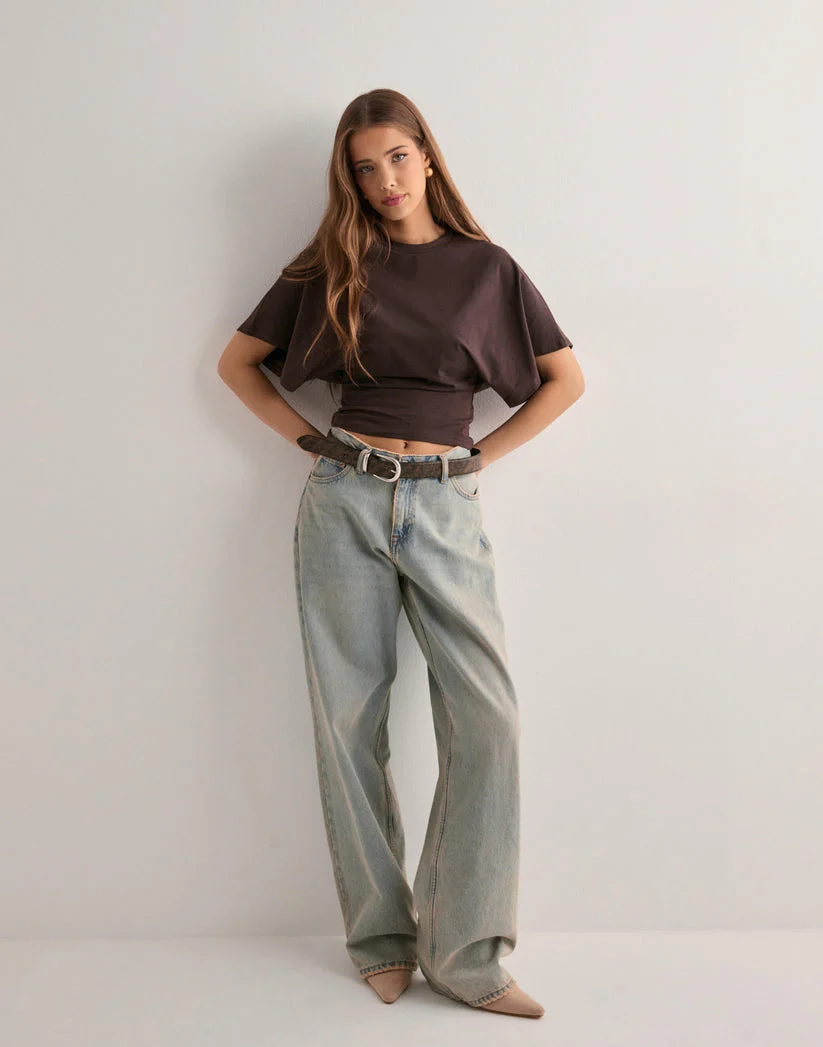 Averil | Damski wygodny t-shirt z rękawem typu dolman, luźny fason, idealny na co dzień - Image 7