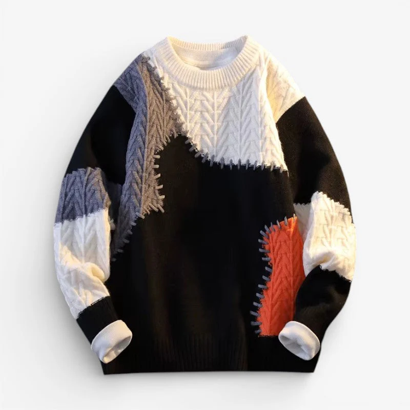 Bronwyn | Sweter damski z długim rękawem, dekolt okrągły, klasyczny fason - Image 2