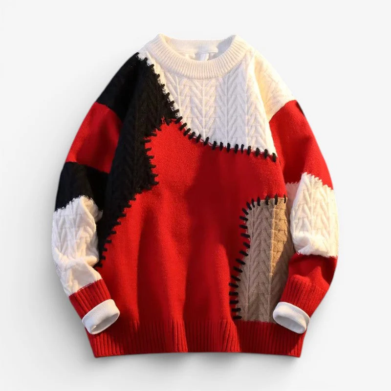 Bronwyn | Sweter damski z długim rękawem, dekolt okrągły, klasyczny fason - Image 4