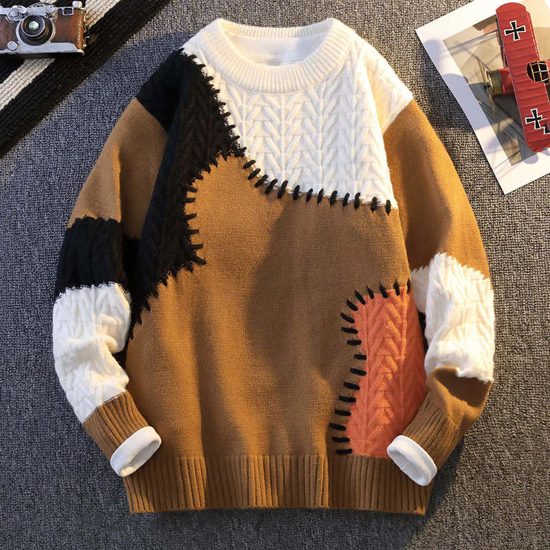 Bronwyn | Sweter damski z długim rękawem, dekolt okrągły, klasyczny fason - Image 6