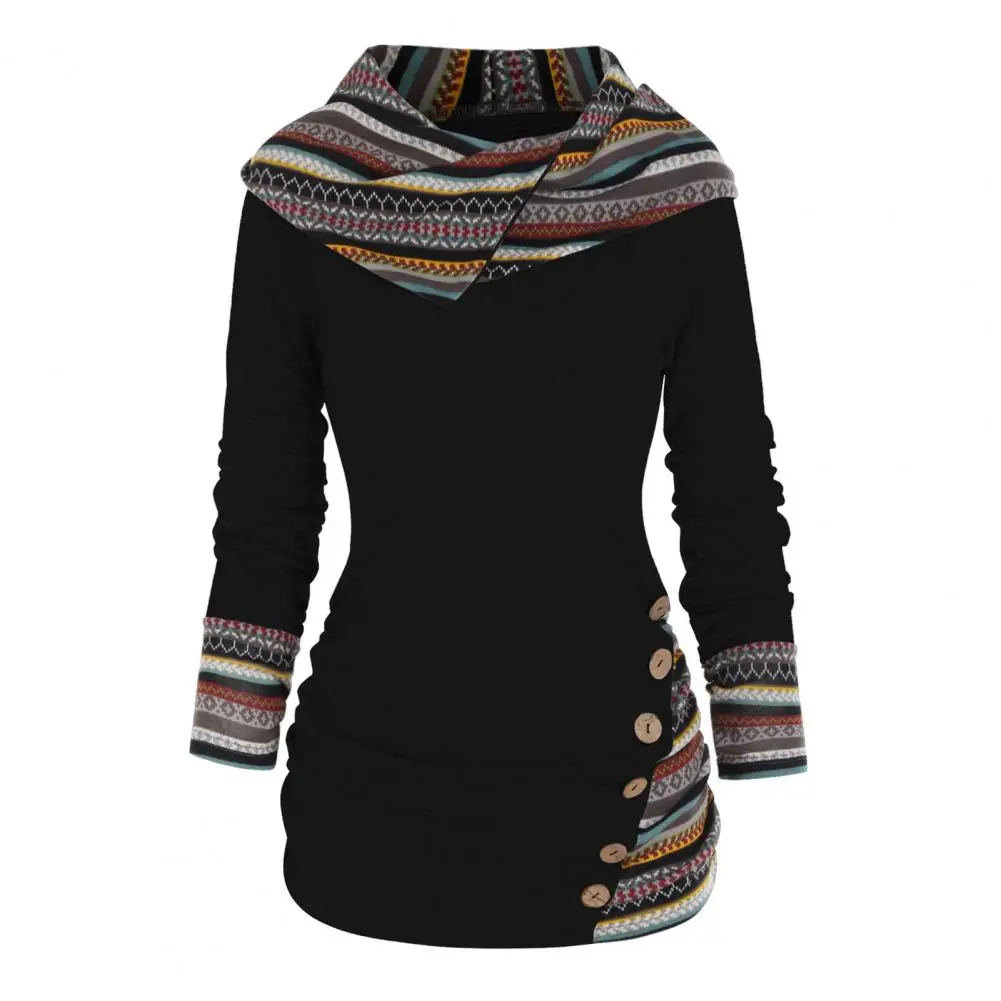 Bryony | Damska bluza z kapturem w stylu etnicznym, wygodny i modny fason na co dzień - Image 2
