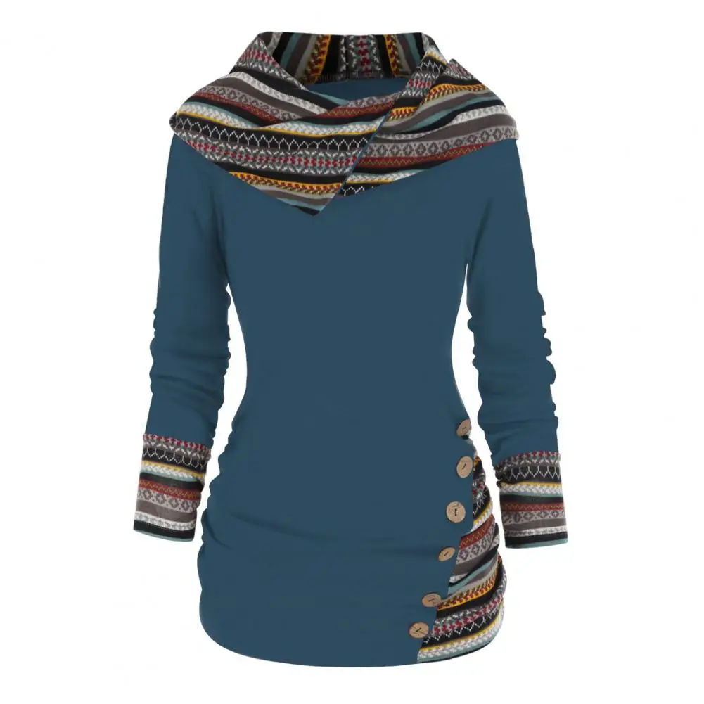 Bryony | Damska bluza z kapturem w stylu etnicznym, wygodny i modny fason na co dzień - Image 3