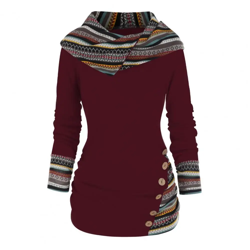 Bryony | Damska bluza z kapturem w stylu etnicznym, wygodny i modny fason na co dzień - Image 5