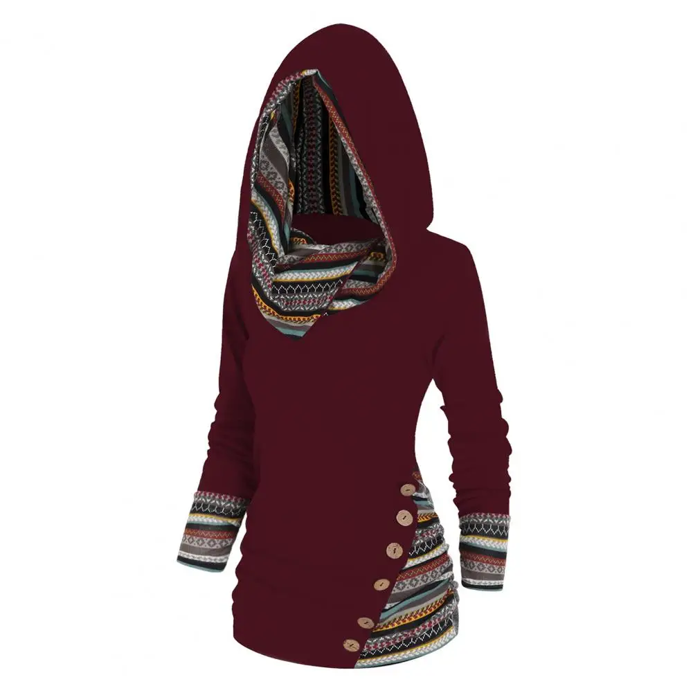 Bryony | Damska bluza z kapturem w stylu etnicznym, wygodny i modny fason na co dzień - Image 6