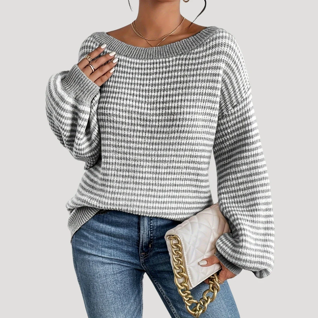 Carlene – damski sweter z dzianiny w stylu casual chic – zima - Image 11