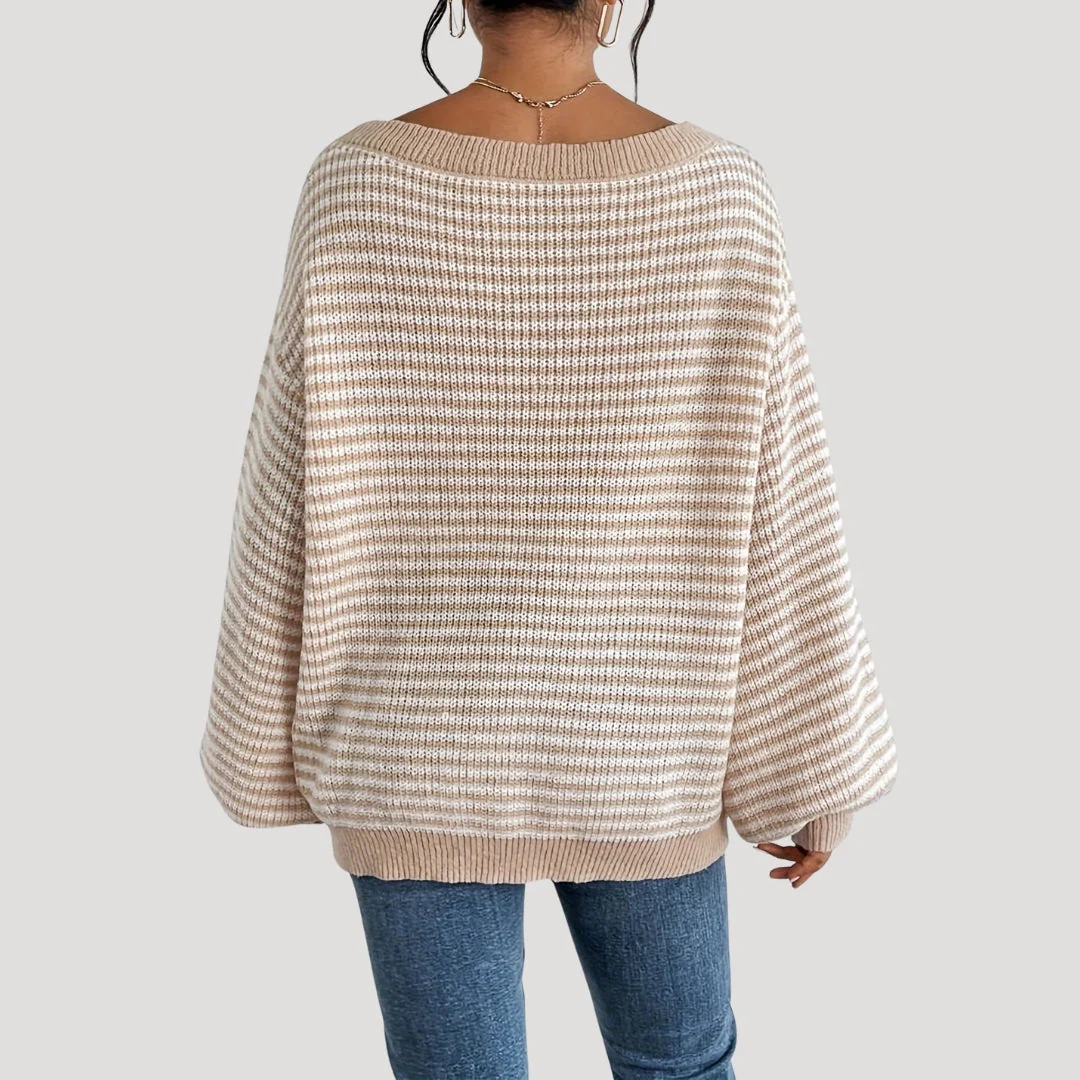 Carlene – damski sweter z dzianiny w stylu casual chic – zima - Image 5