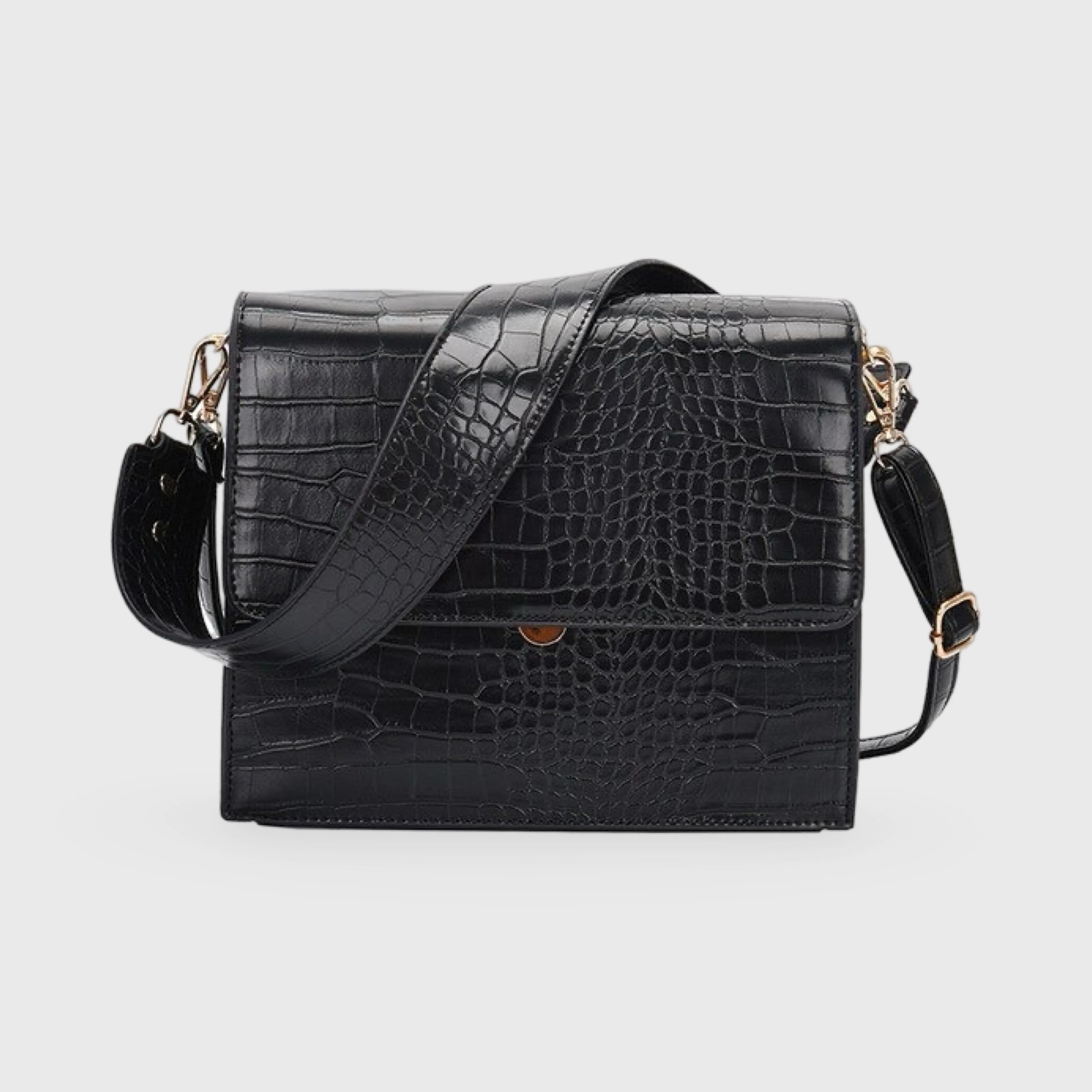 Carlene | Mała damska torebka crossbody ze skóry ekologicznej tłoczonej - Image 2