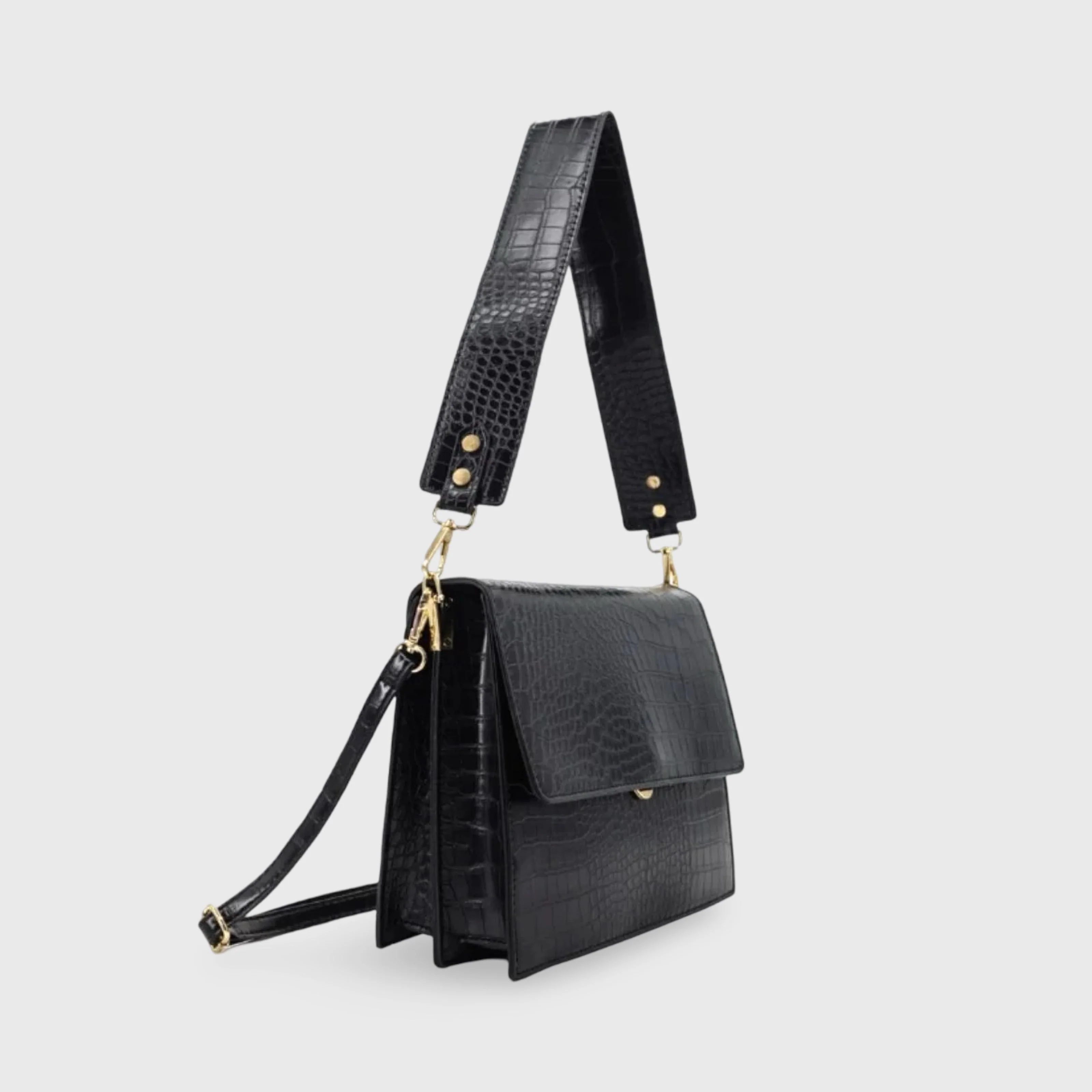 Carlene | Mała damska torebka crossbody ze skóry ekologicznej tłoczonej - Image 4