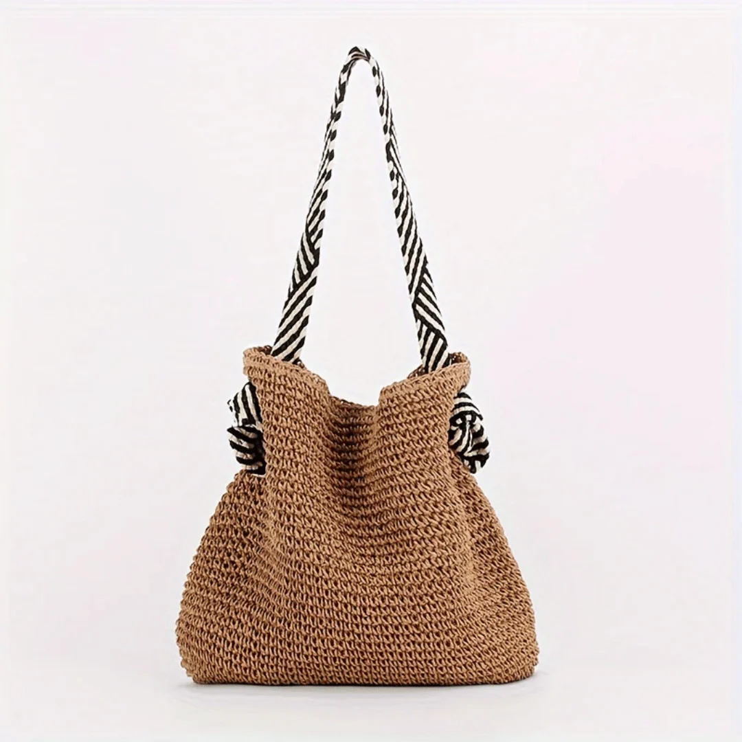 Casey | Torebka damska boho typu shopper na lato pojemna casual - Image 7