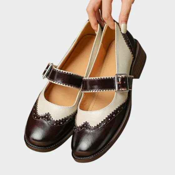 Cathleen | Damskie wygodne skórzane buty Mary Jane - Image 6