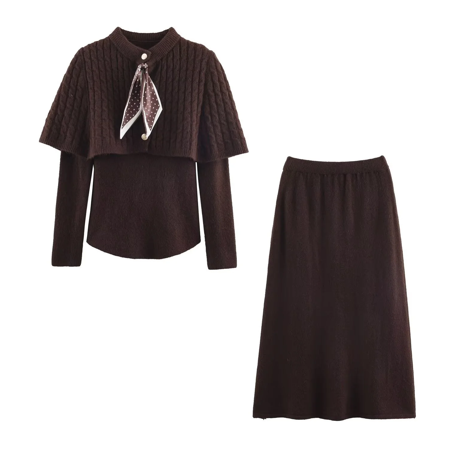 Claudia | Elegancki dzianinowy komplet damski co-ord, stylowy i wygodny - Image 4