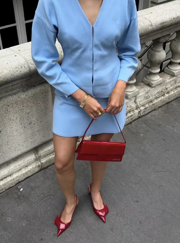 Deja – współczesny zestaw damski: blazer i mini spódniczka - Image 11