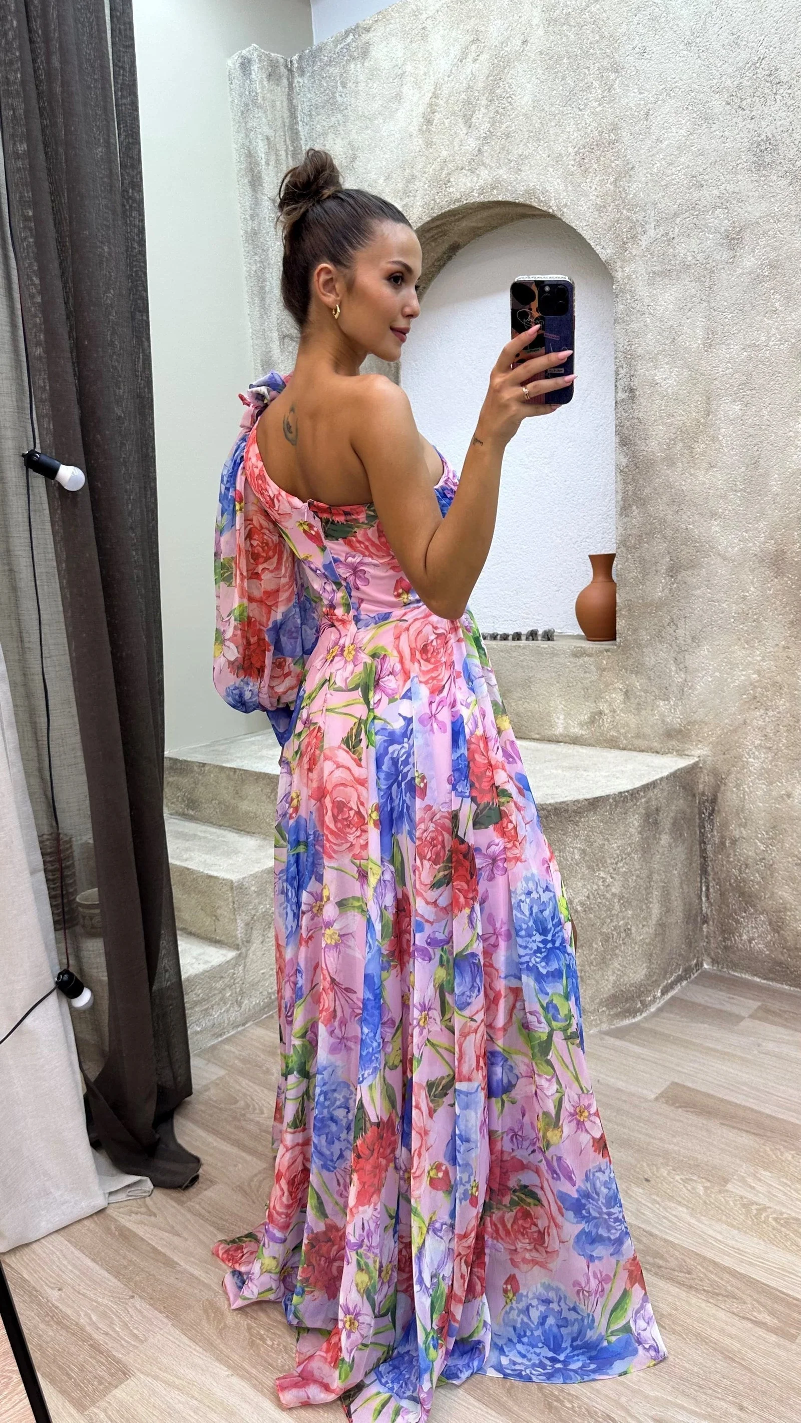 Delia | Elegancka sukienka damska z opadającymi ramionami na letnie imprezy - Image 4