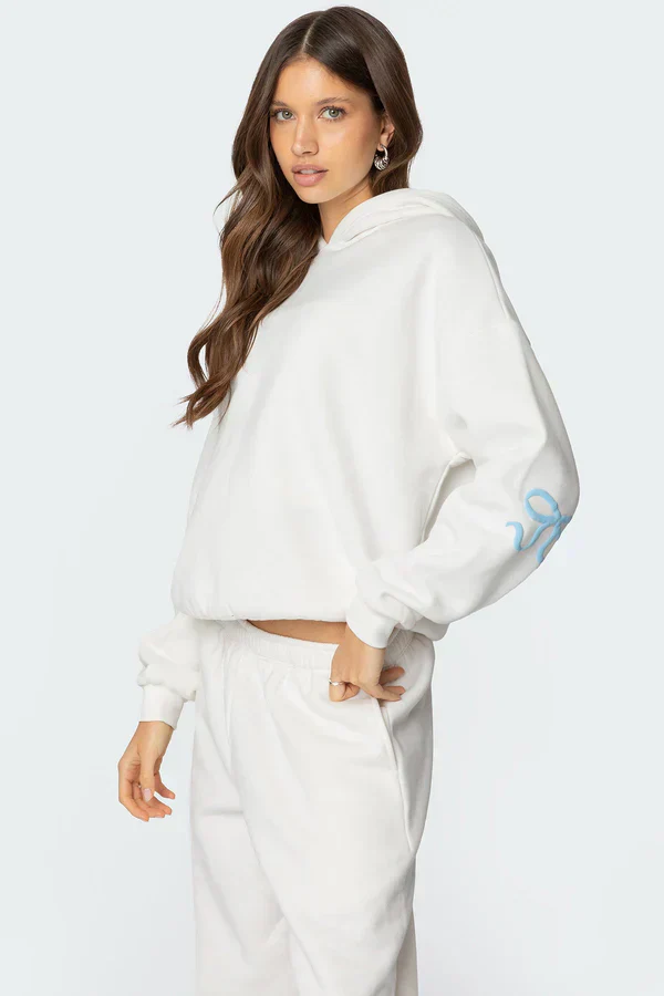 Delilah I Loungewear Niezbędny zestaw oversize'owej bluzy z kapturem i spodni - Image 9
