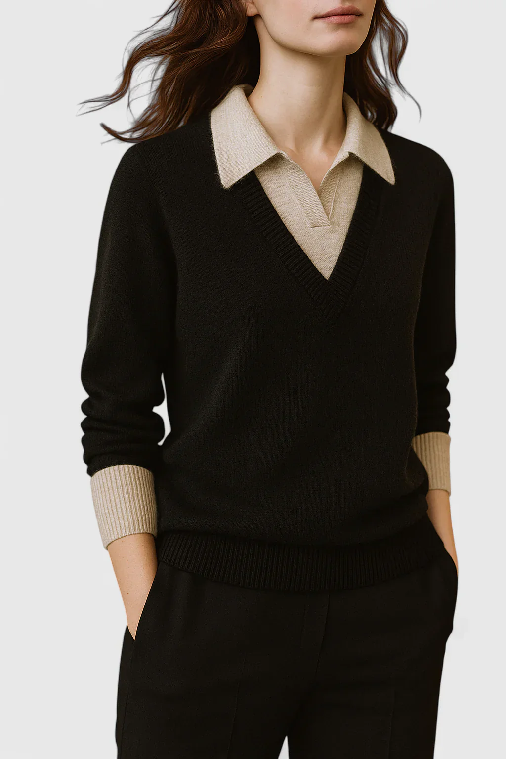 Dora | Damski elegancki sweter klasyczny i stylowy - Image 14