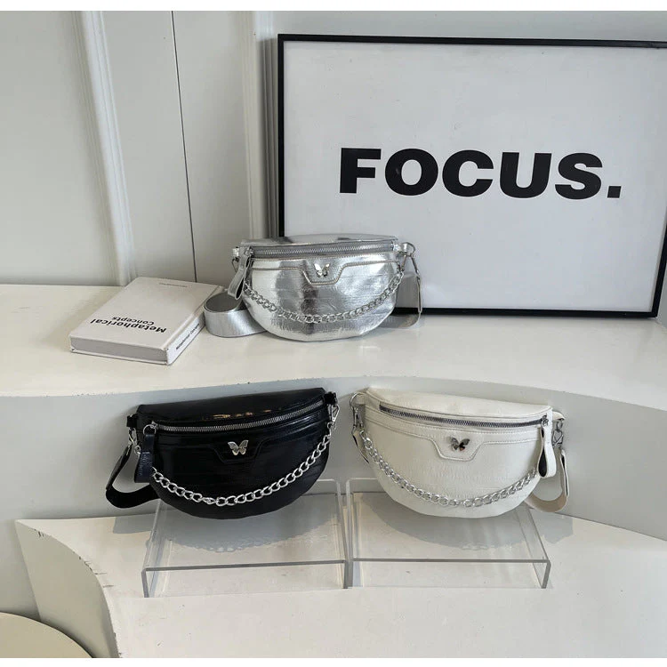 Edith | Damska torebka crossbody z łańcuszkiem, modna stylowa - Image 4