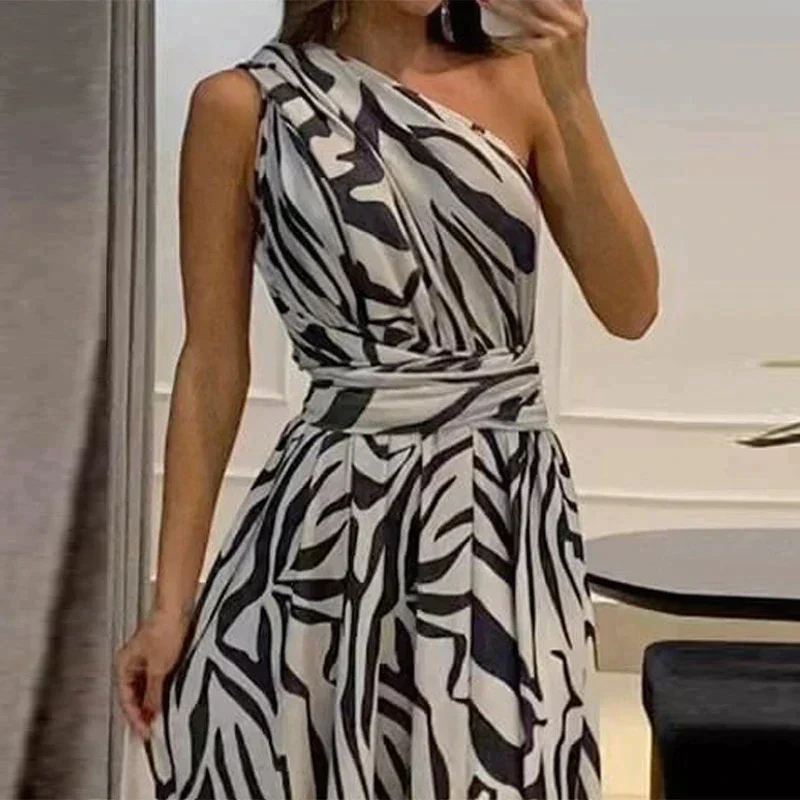 Filomena | Modna damska sukienka z nadrukiem, stylowy i kobiecy fason - Image 2