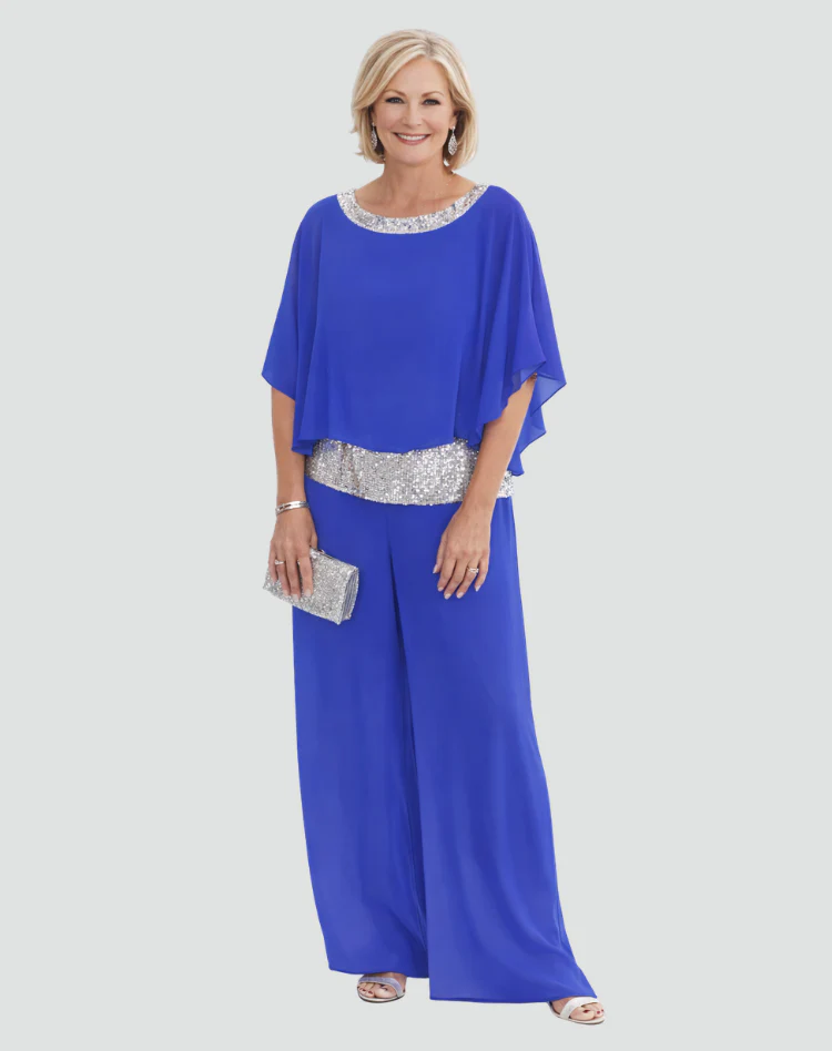 Glenna | Elegancki komplet damski z szerokimi spodniami - Image 10