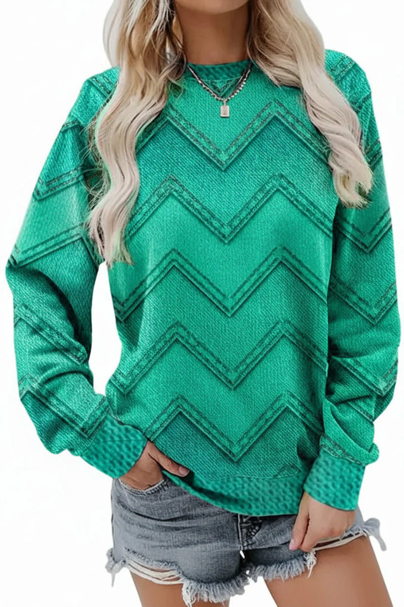 Gwendolyn | Damska bluza z nadrukiem wiosenna casual miękka i wygodna - Image 6