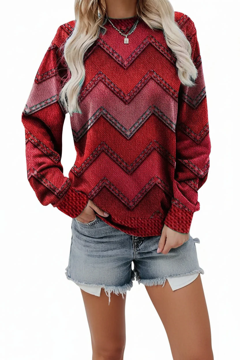 Gwendolyn | Damska bluza z nadrukiem wiosenna casual miękka i wygodna - Image 7