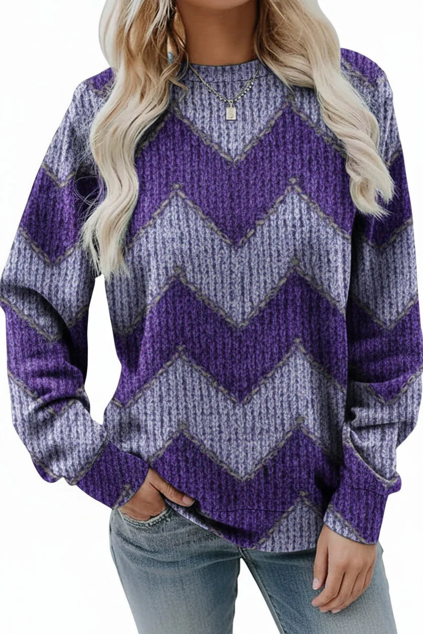 Gwendolyn | Damska bluza z nadrukiem wiosenna casual miękka i wygodna - Image 9