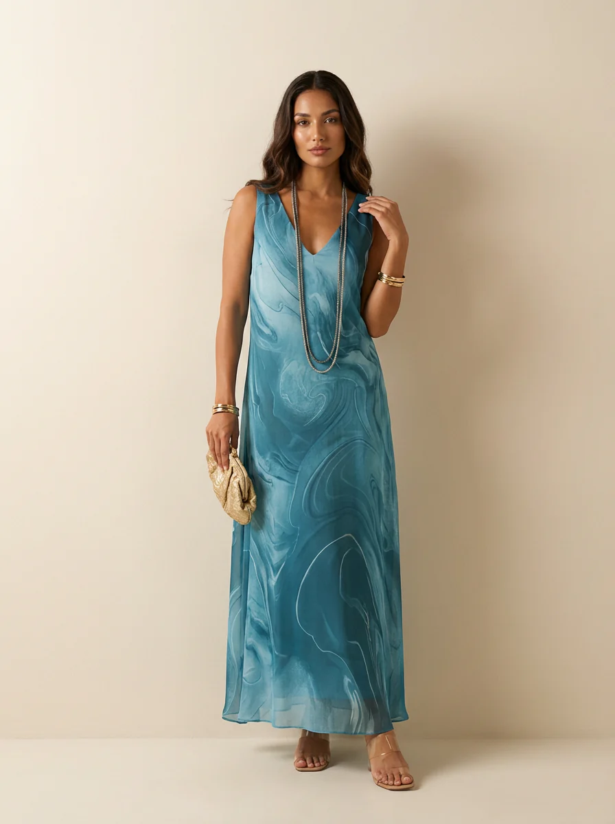 Helena | elegancka sukienka maxi damska, stylowa i kobieca - Image 4