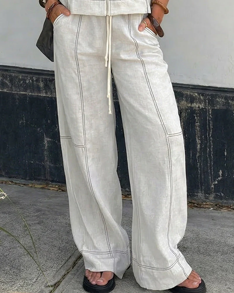 Holly | Komplet damski casual z topem na ramiączkach - Image 4