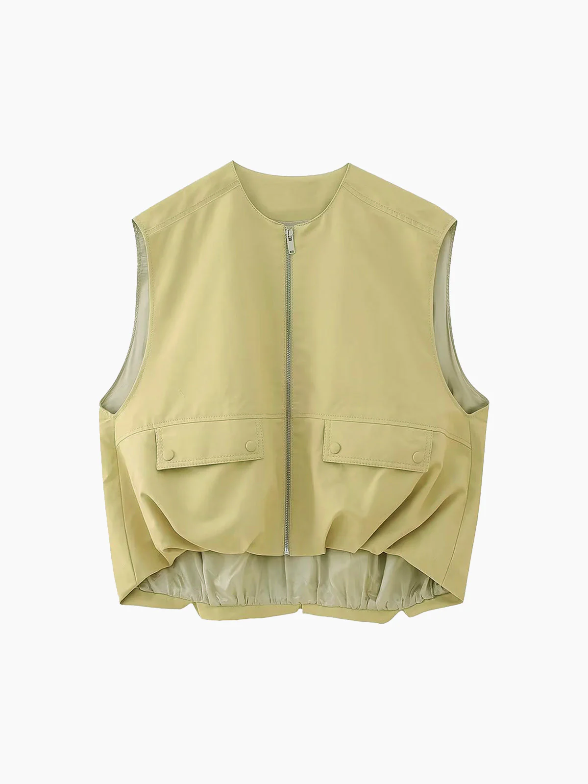 Iris | bezrękawnik damski z zamkiem, stylowy i casualowy kardigan/vest - Image 5