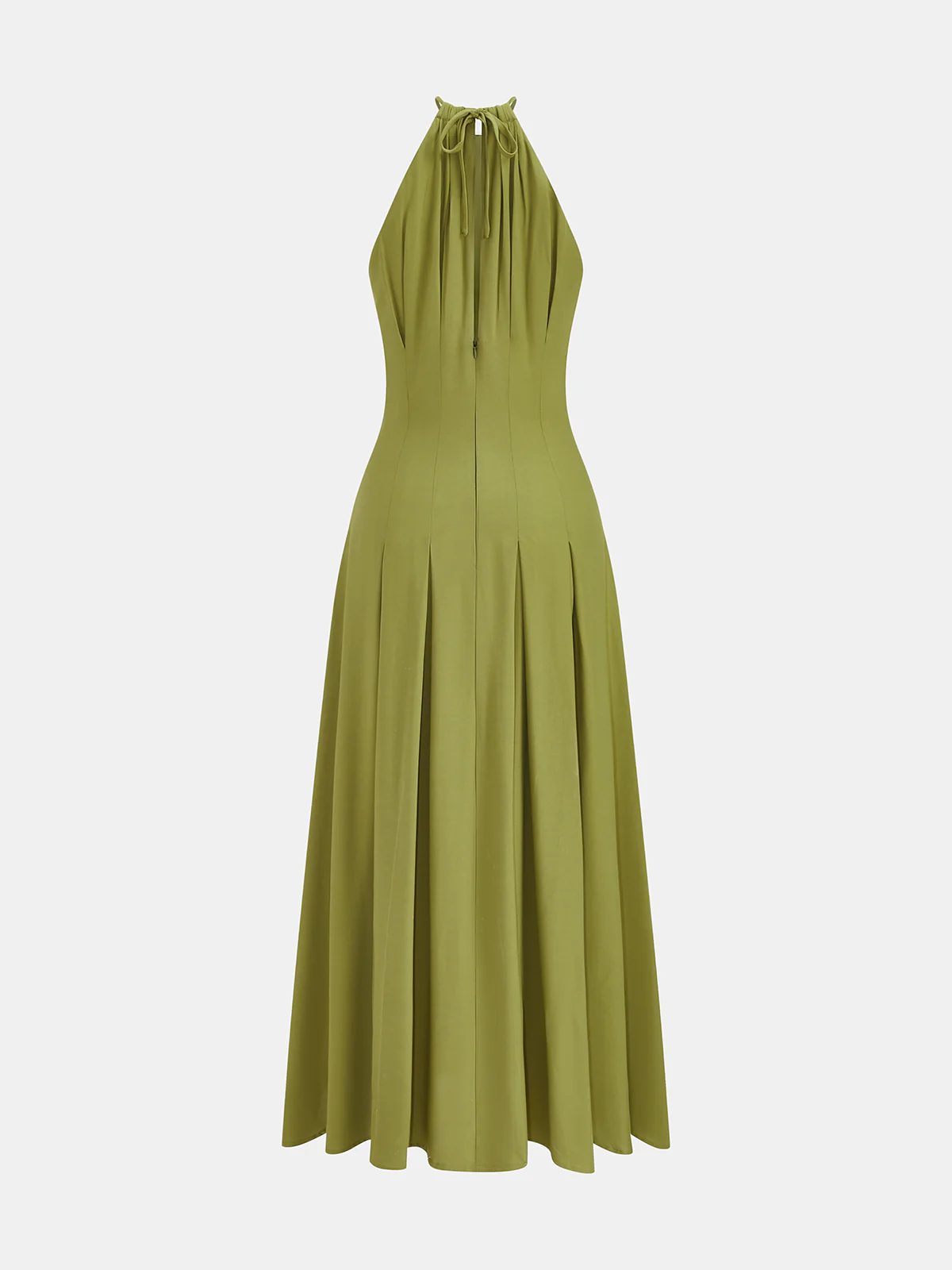 Isabella | Sukienka maxi typu halter z bocznym rozcięciem, elegancki fason - Image 3