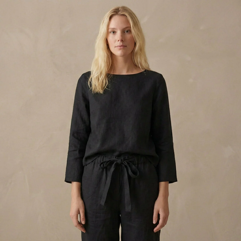 Jamie | Komplet damski loungewear z luźnym topem i spodniami - Image 5