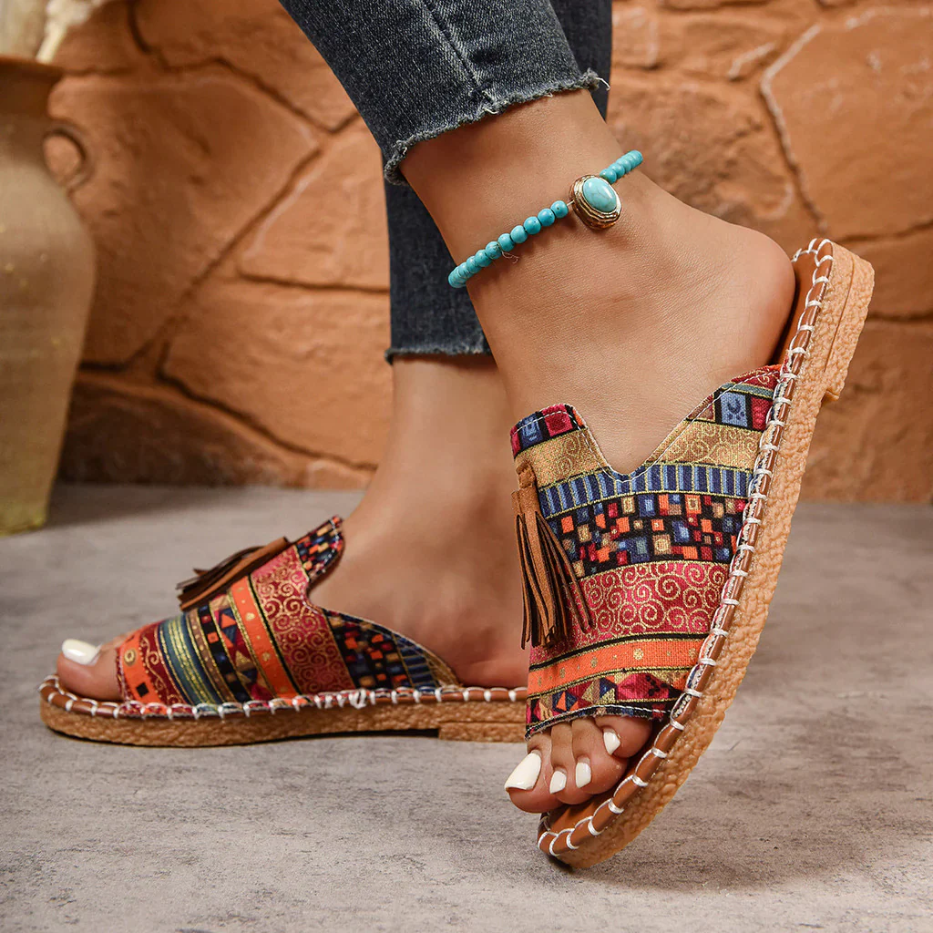 Jane | sandały damskie boho z frędzlami, stylowe i letnie - Image 6