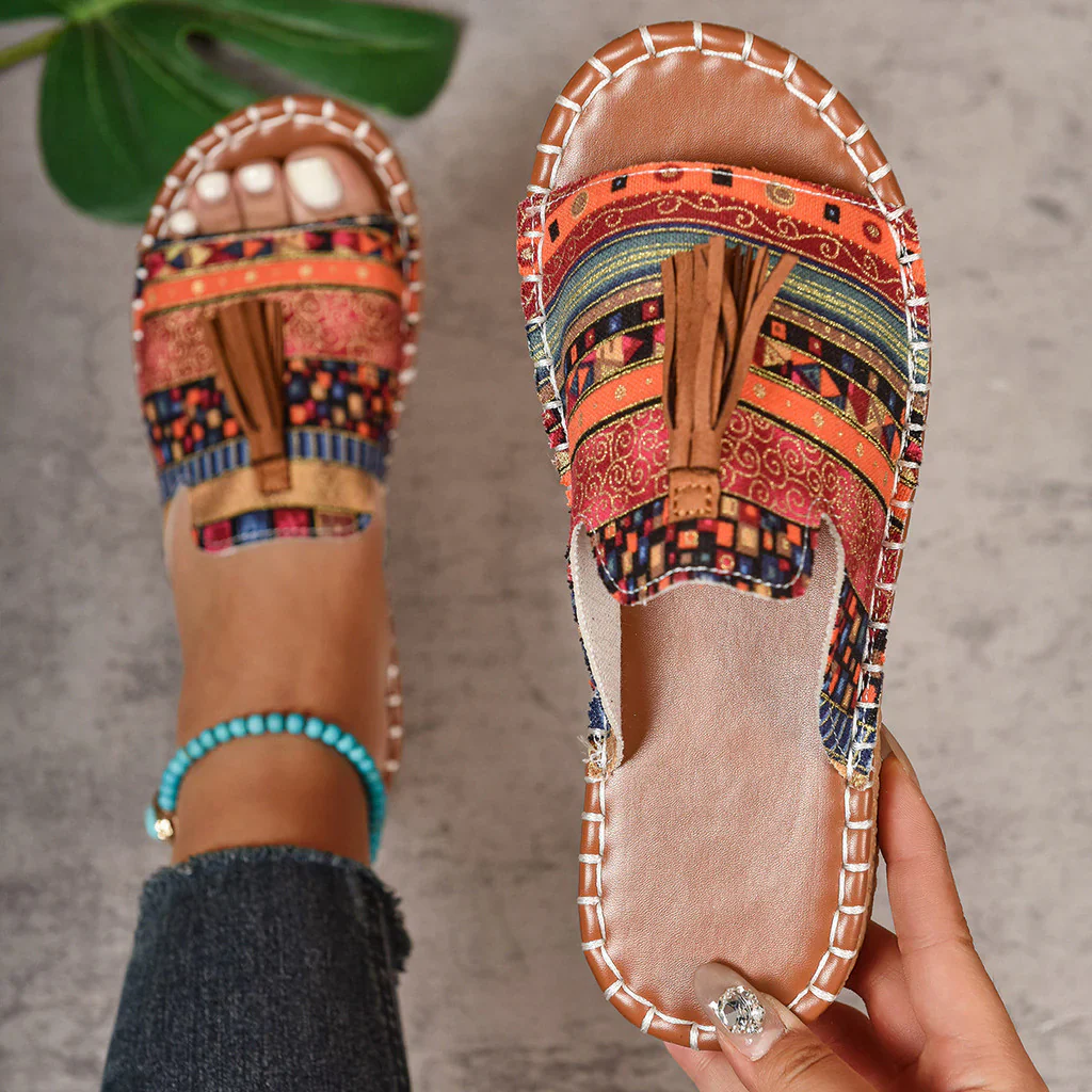 Jane | sandały damskie boho z frędzlami, stylowe i letnie - Image 9