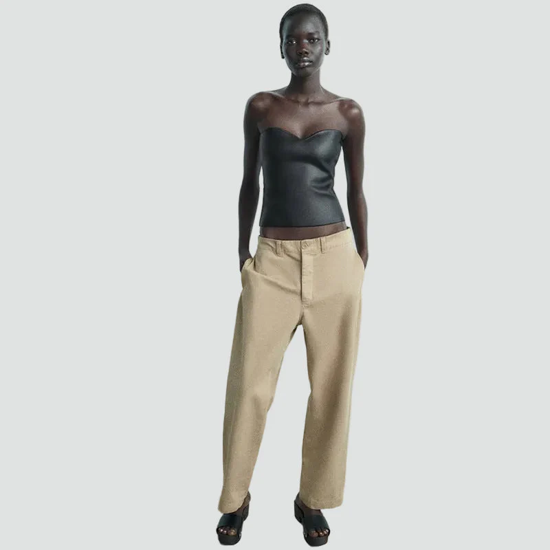 Janie | Metaliczny top damski bez ramiączek w stylu bandeau na przyjęcia - Image 5