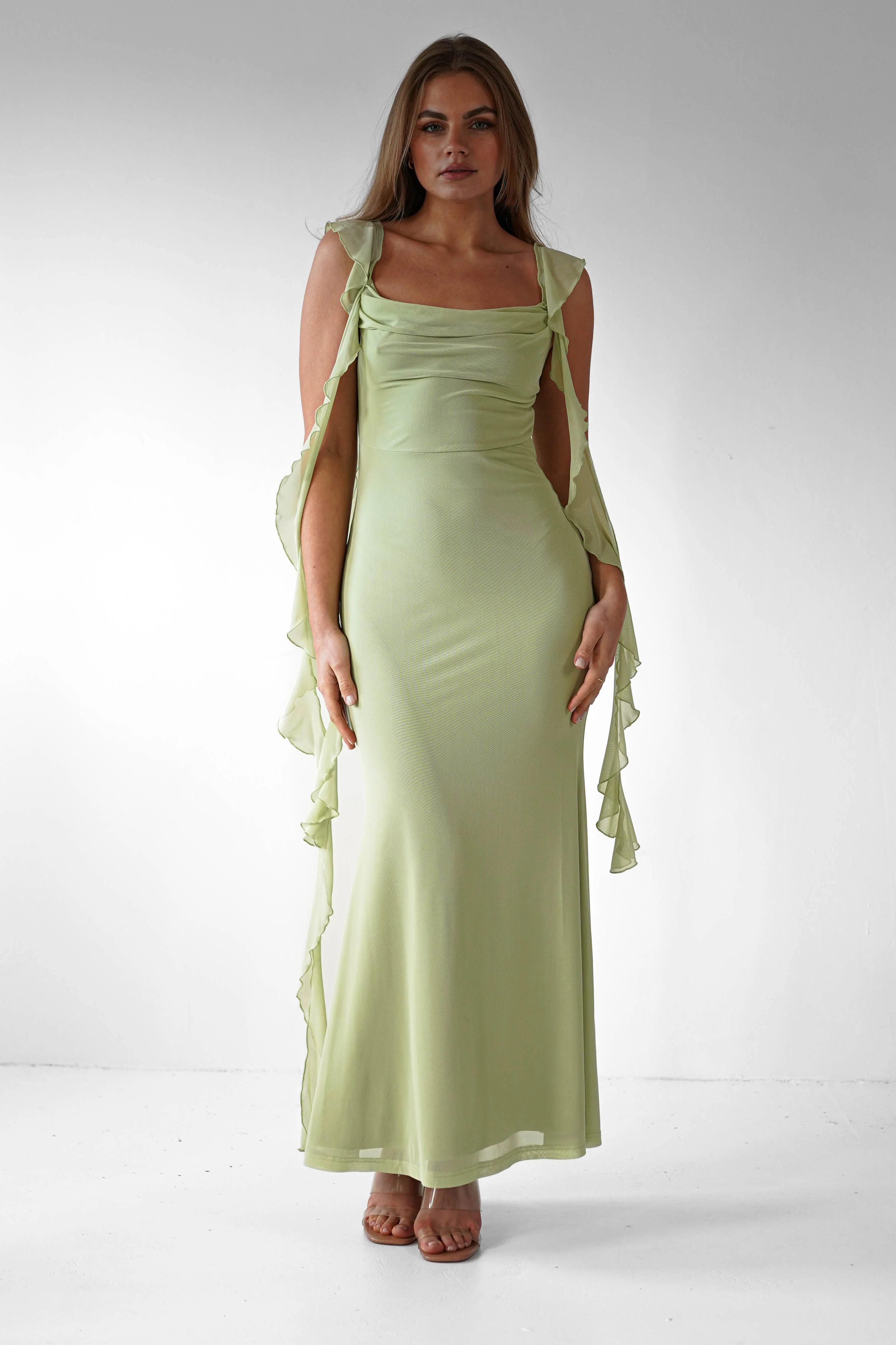 Jasmine | Sukienka damska midaxi z falbanami, zwiewna i elegancka - Image 7