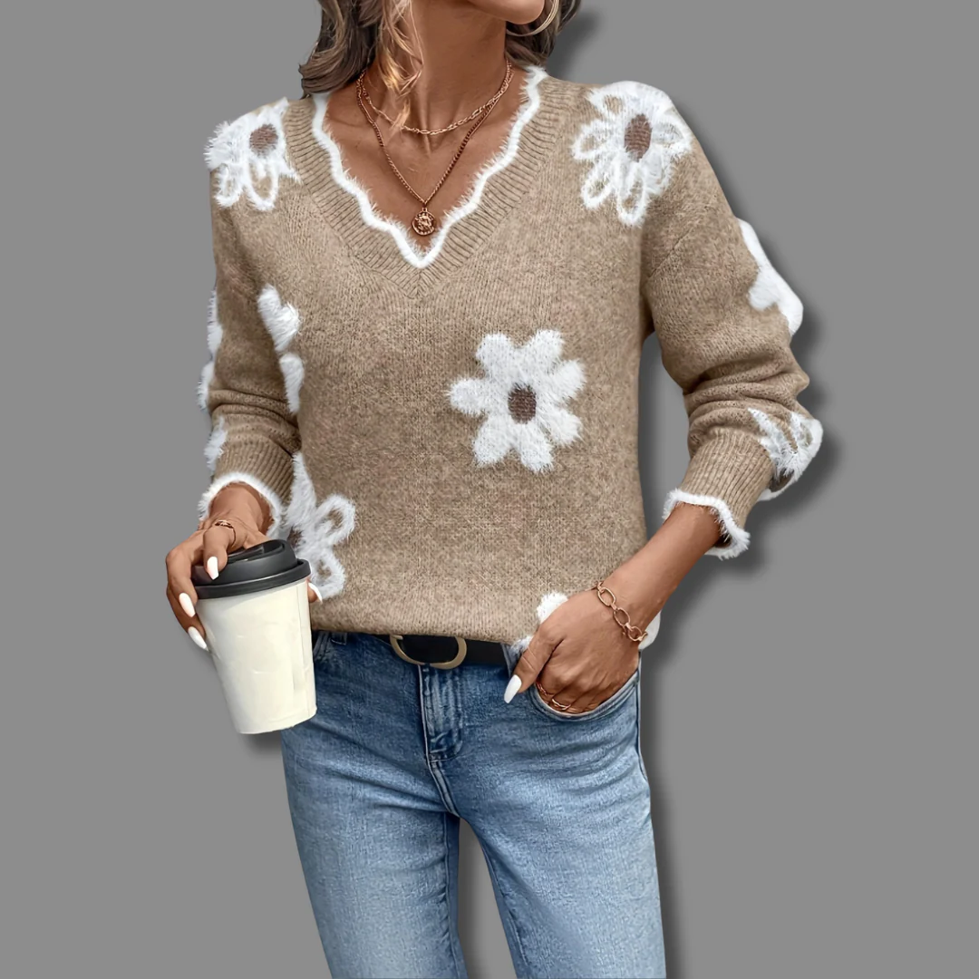 Jenny | Damski elegancki sweter klasyczny i stylowy - Image 4