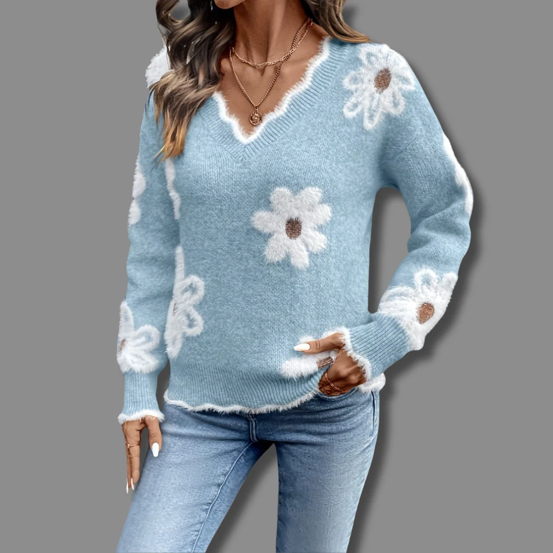 Jenny | Damski elegancki sweter klasyczny i stylowy - Image 7