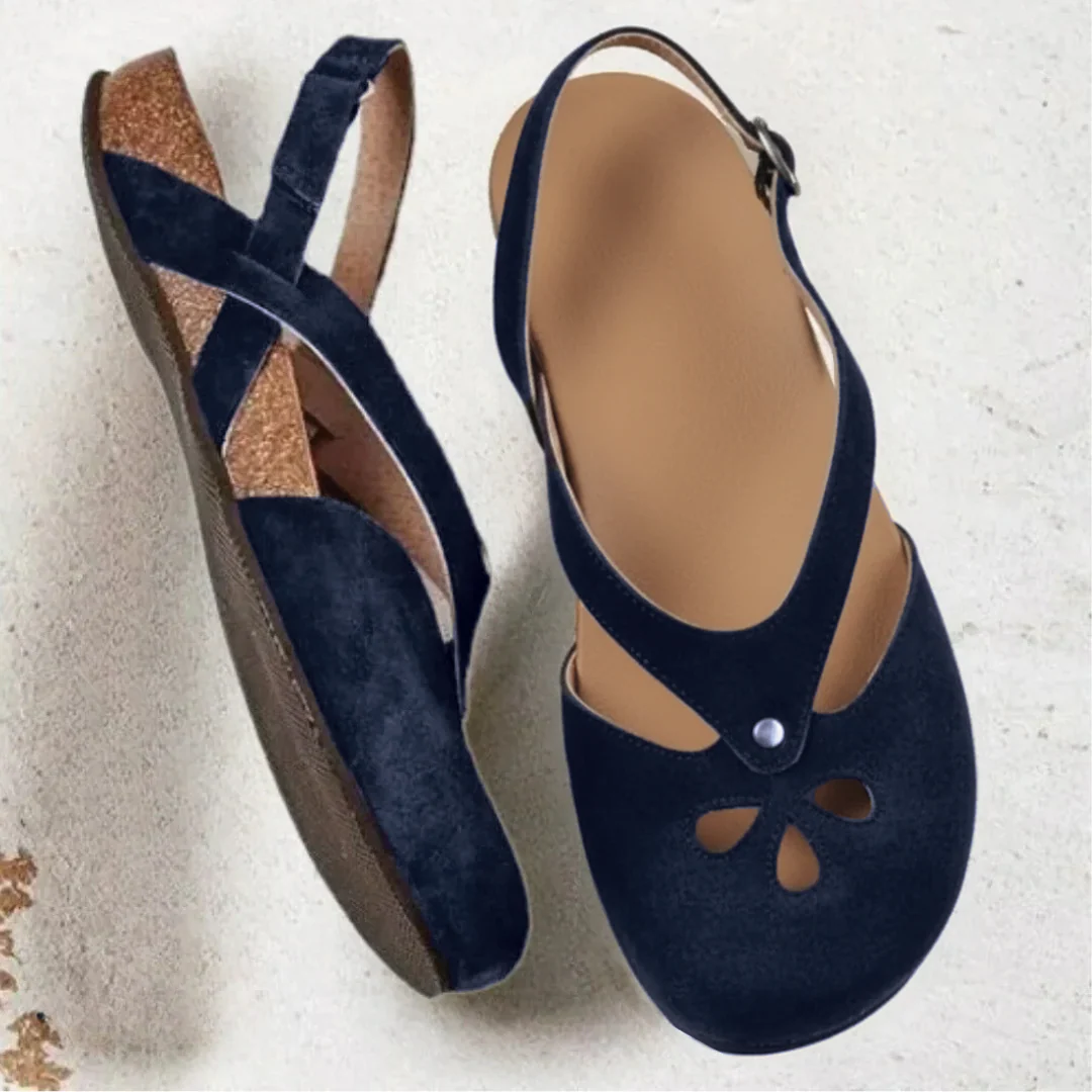 Joan | Sandały damskie z zabudowanym noskiem typu slingback, eleganckie i wygodne - Image 2